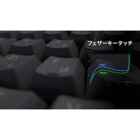 REALFORCE R3 Gaming Keyboard Hybrid Numeric Keyless 30g English Layout Black & Dark Gray R3HD13