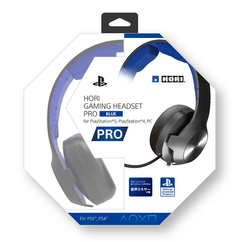 HORI Gaming Headset Pro for PlayStation5 PlayStation4 PC BLUE SPF-029